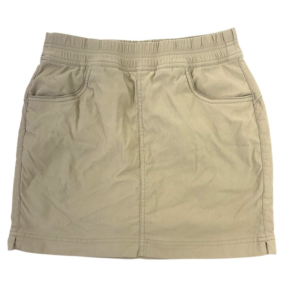 prAna Women's Beige Stretch Skort Built-In Shorts Size 2